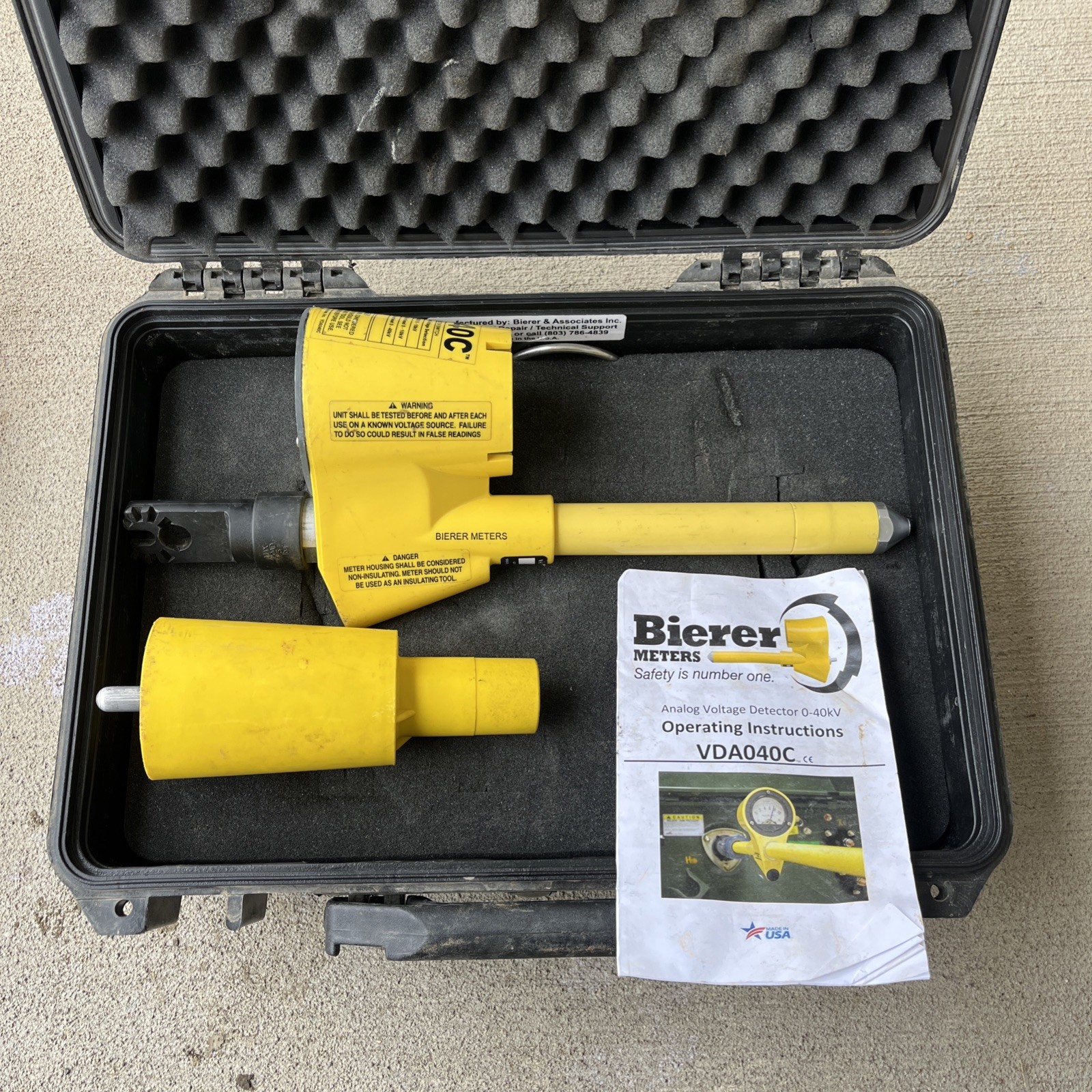 Bierer VDA040C Analog Voltage Detector 0-40kV