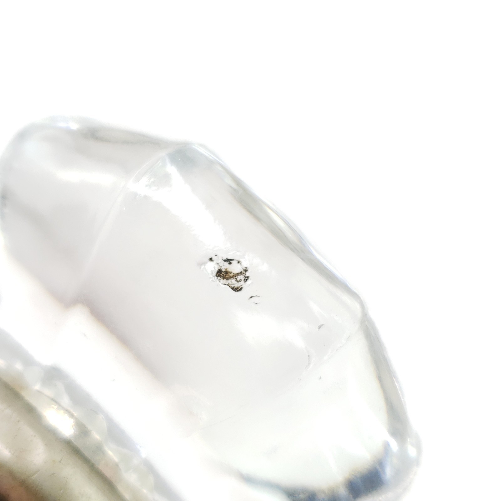 Antique Clear Glass Door Knob 8-Point Octagon Victorian Hardware Salvage Part