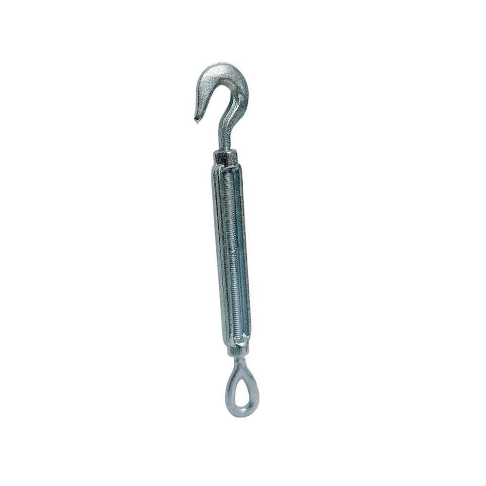 1/4" x 4" Turnbuckle HOOK EYE Pulley Galvanized Drop Forge 400 Lb Capacity