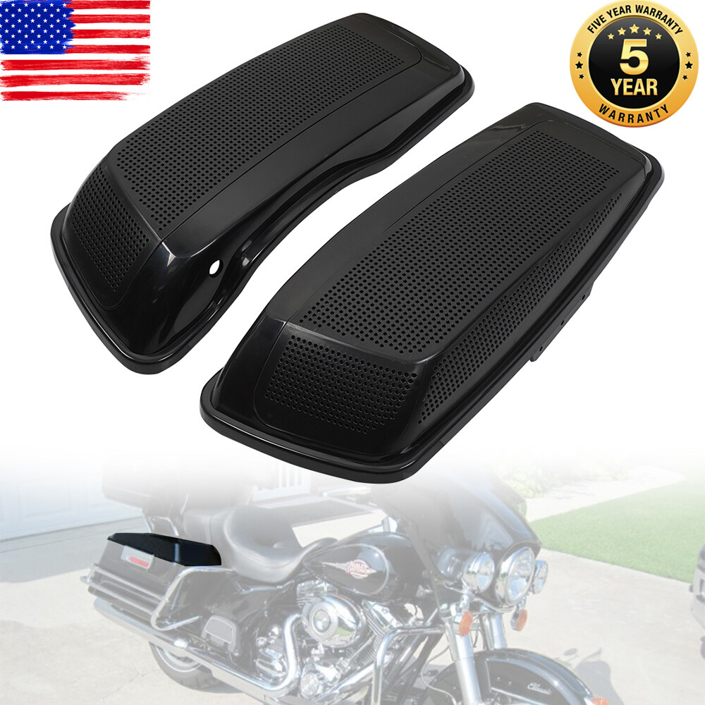 Unpainted Dual 6x9" Speaker Saddlebag Lids For 2014-Up Harley Touring Road Glide