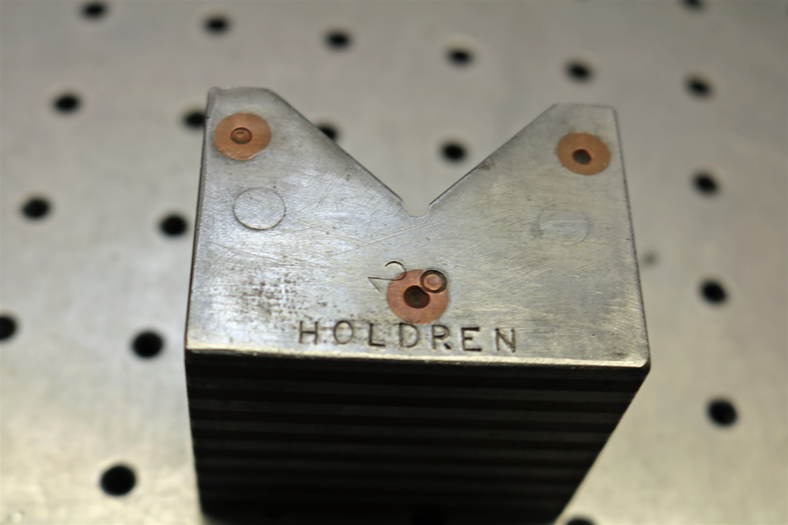 4 Magnet Transfer V-Blocks 45 Deg. & 60 Deg. Nice Shape - - E2863