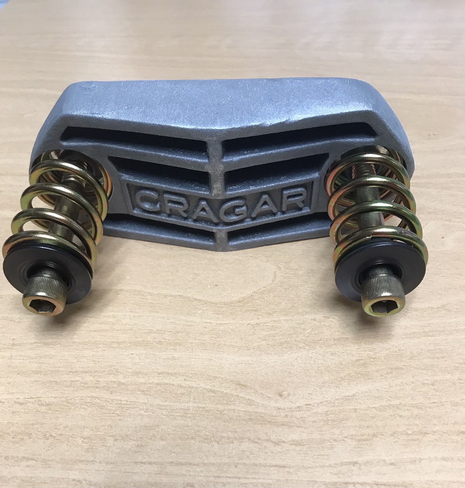 CRAGAR Blower Intake Backfire Pop Off Plate Vintage 426 Hemi Nitro Alky Dragster