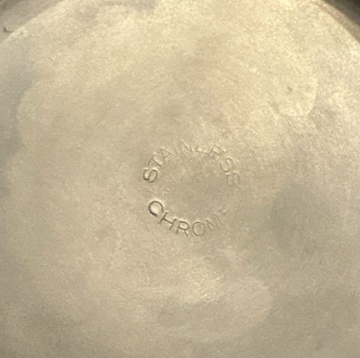 MCM STAINESS CHROME COOCKTAIL SET MARTINI SHAKER, TRAY, CUPS