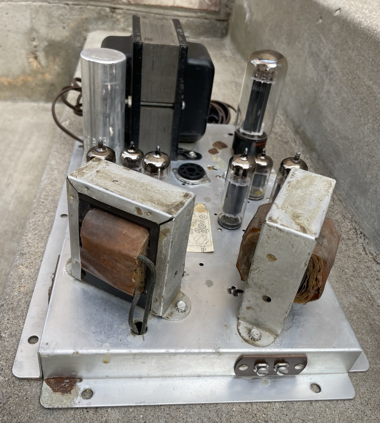 Beautiful 1959 Motorola HS-696C Stereo Tube Power Amp 12AX7 EL84 5U4