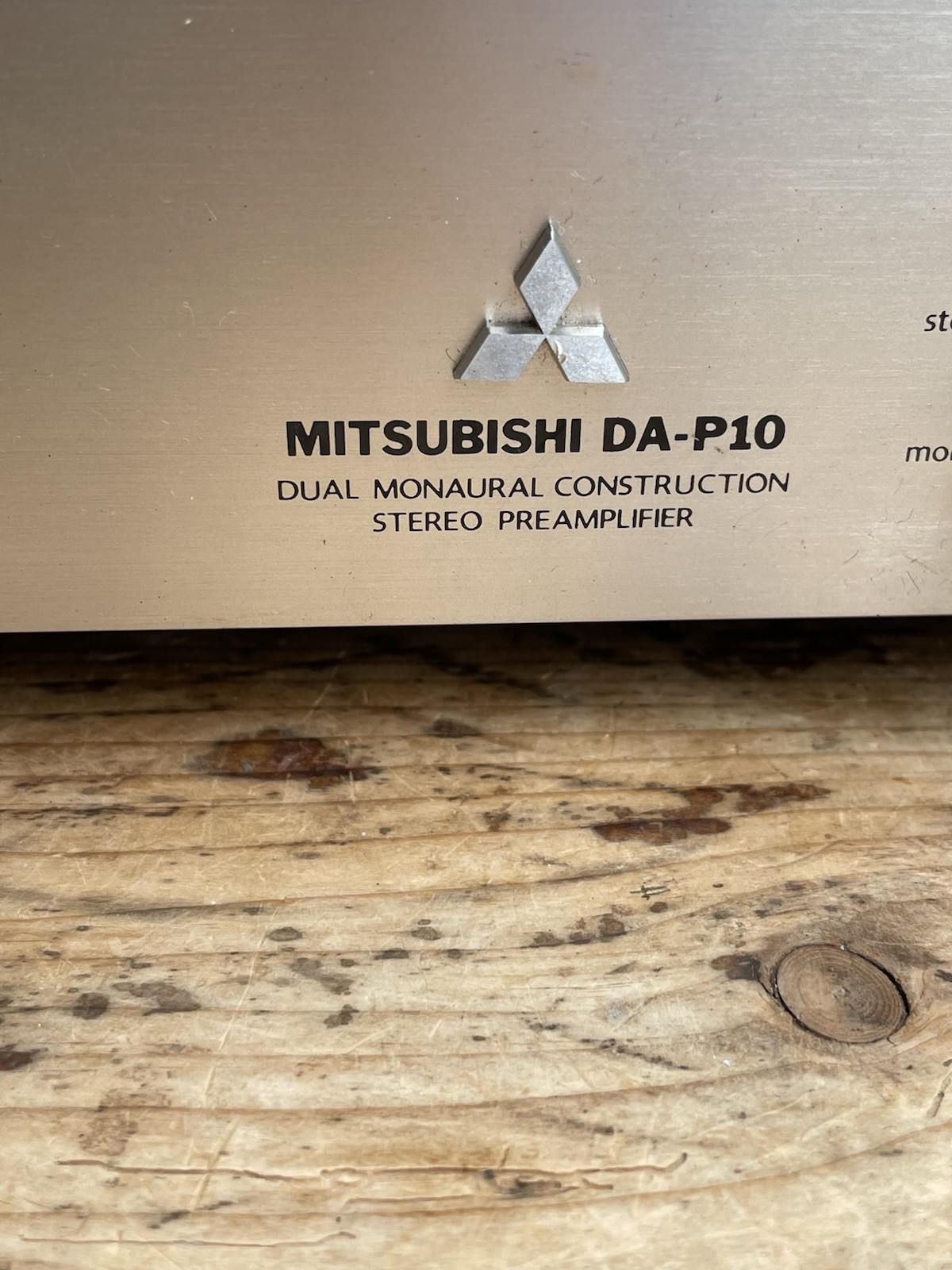 Vintage Mitsubishi DA-P10 Dual Monaural Construction Stereo Preamplifier