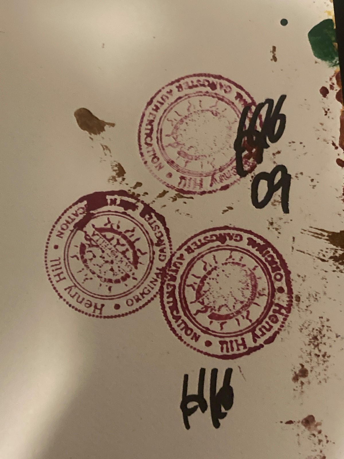 henry hill goodfellas Signed Original Goodfellas Painting TANPA ZOO COA ON BACK