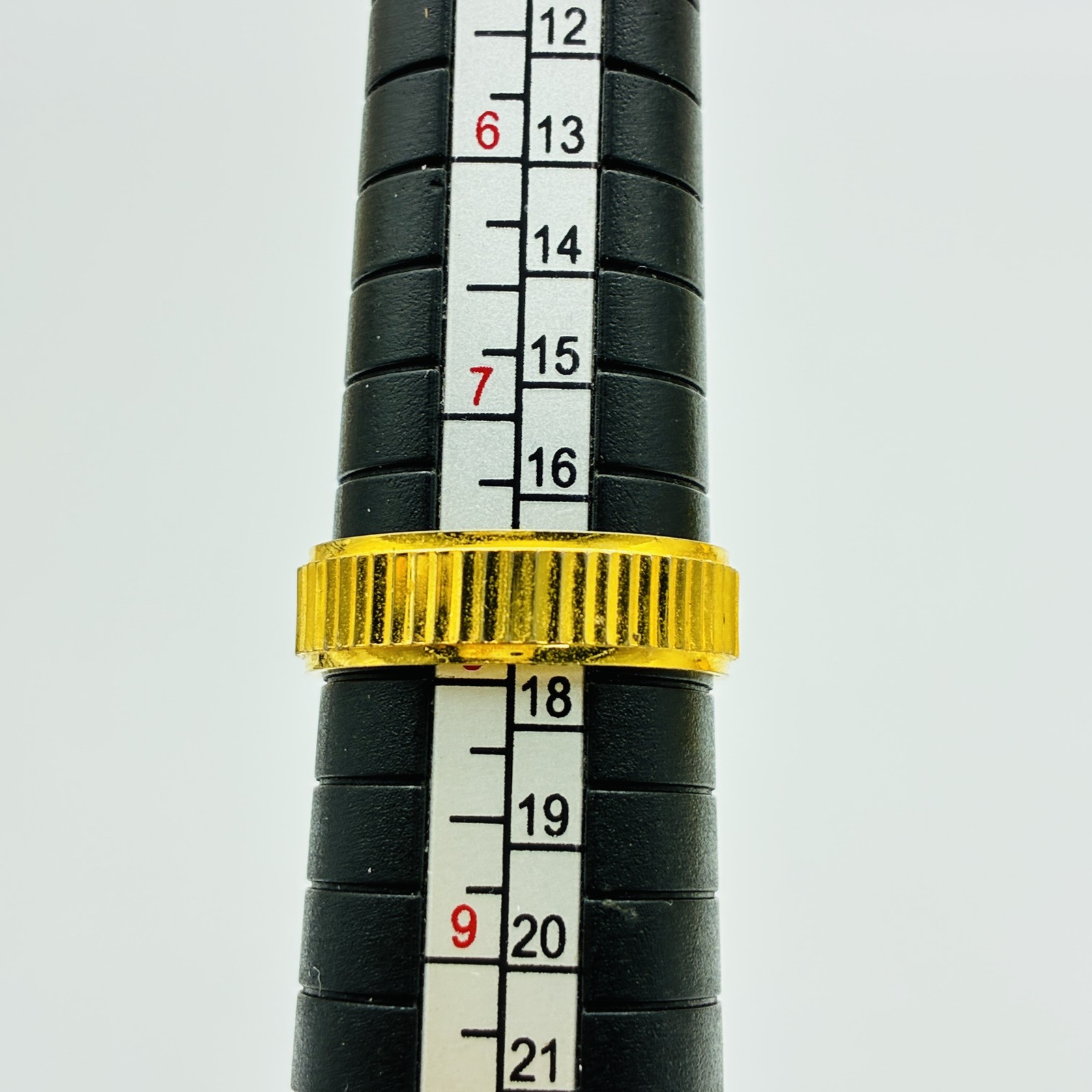 Gold Tone Band Mens and CZ Engagement Rings Lot of 2 Wedding Gift