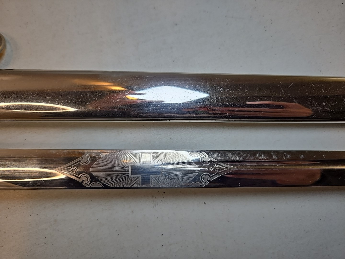 Schneiter & Wyss Bern WWI M1899 Swiss Officer Sword with Scabbard