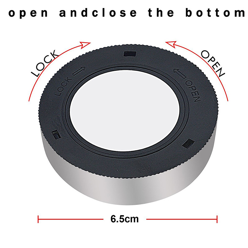 8 PCS 3 LED Touch Push On/Off Light Self-Stick On Click Battery Operated Lights