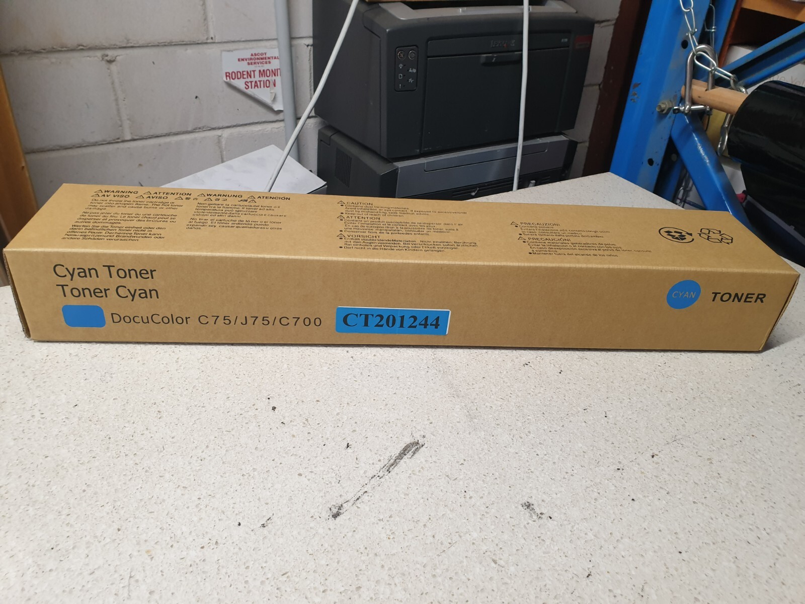 Xerox Compatible CT201244 Cyan Toner for Color Press 700 / C75 / J75