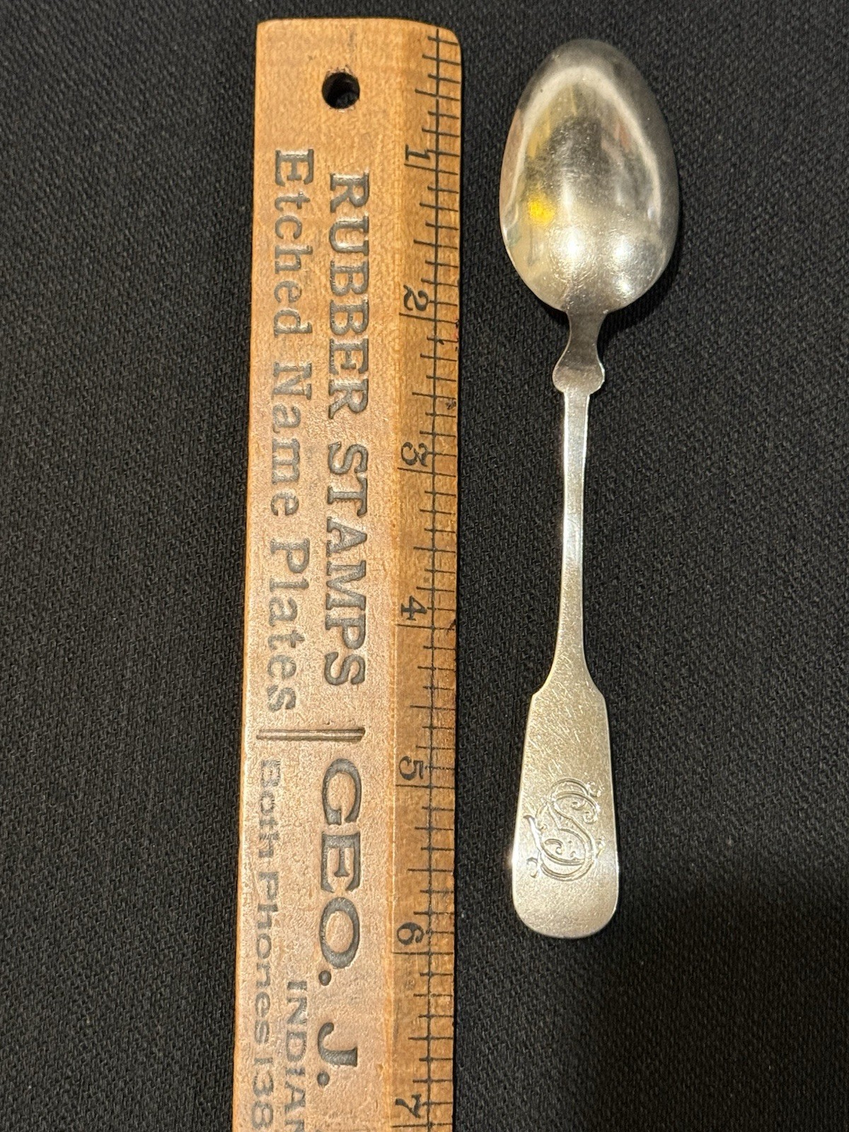 Austria-Hungarian circa 1872 coin silver spoons from PRAGUE .800 silver