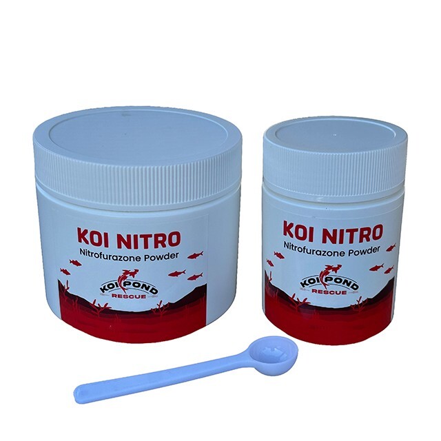 KOI NITRO Nitrofurazone Powder for Fish Ponds - 100 Grams
