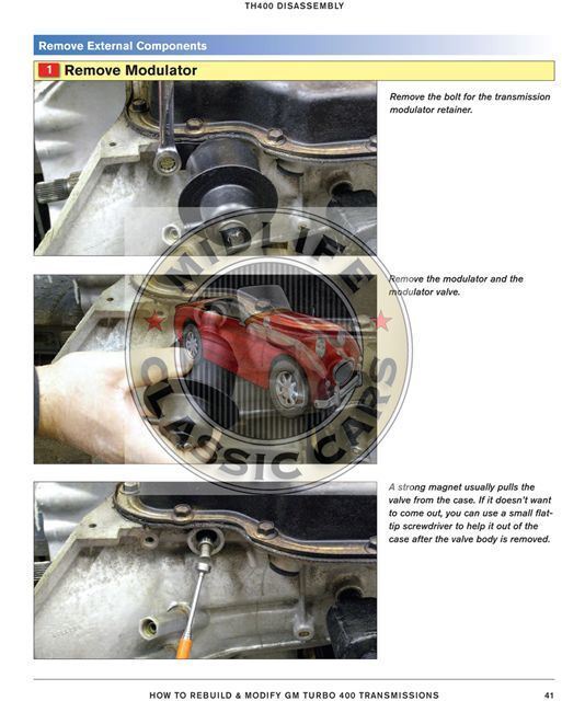Rebuild Or Modify Chevy Turbo 400 / Th400 Transmission Book