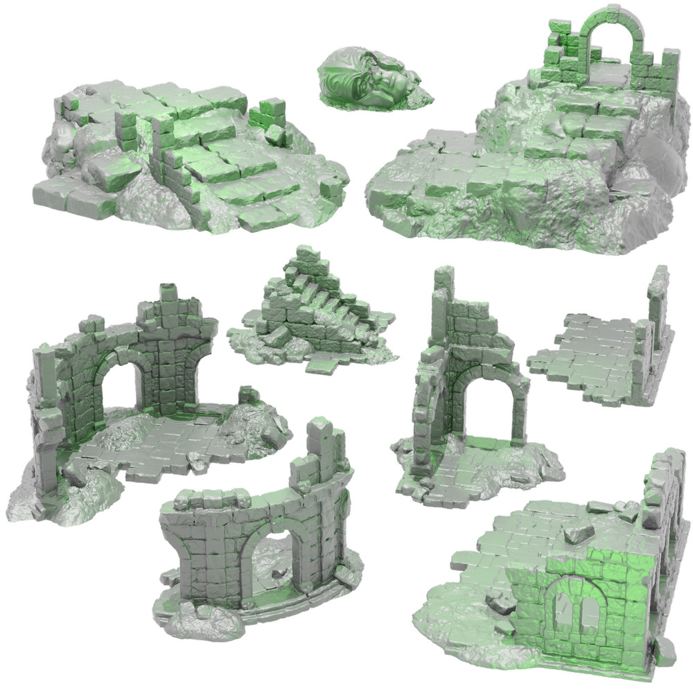 Ruins of the Wildlands 28mm Tabletop Terrain LOTR Middle Earth