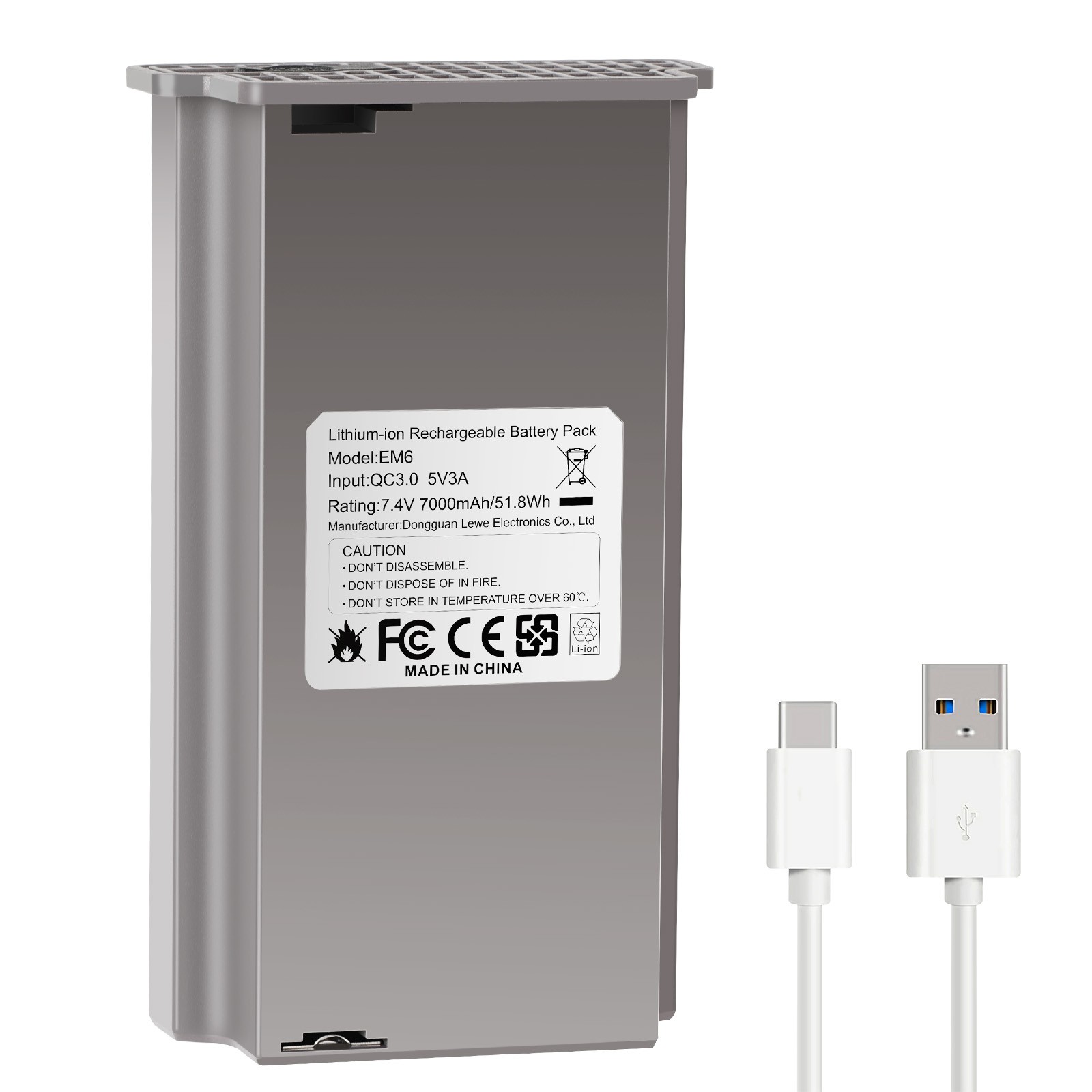 FOR TACTACAM Reveal Lipo Lithium Battery Pack for Reveal X Gen 3.0, 2.0