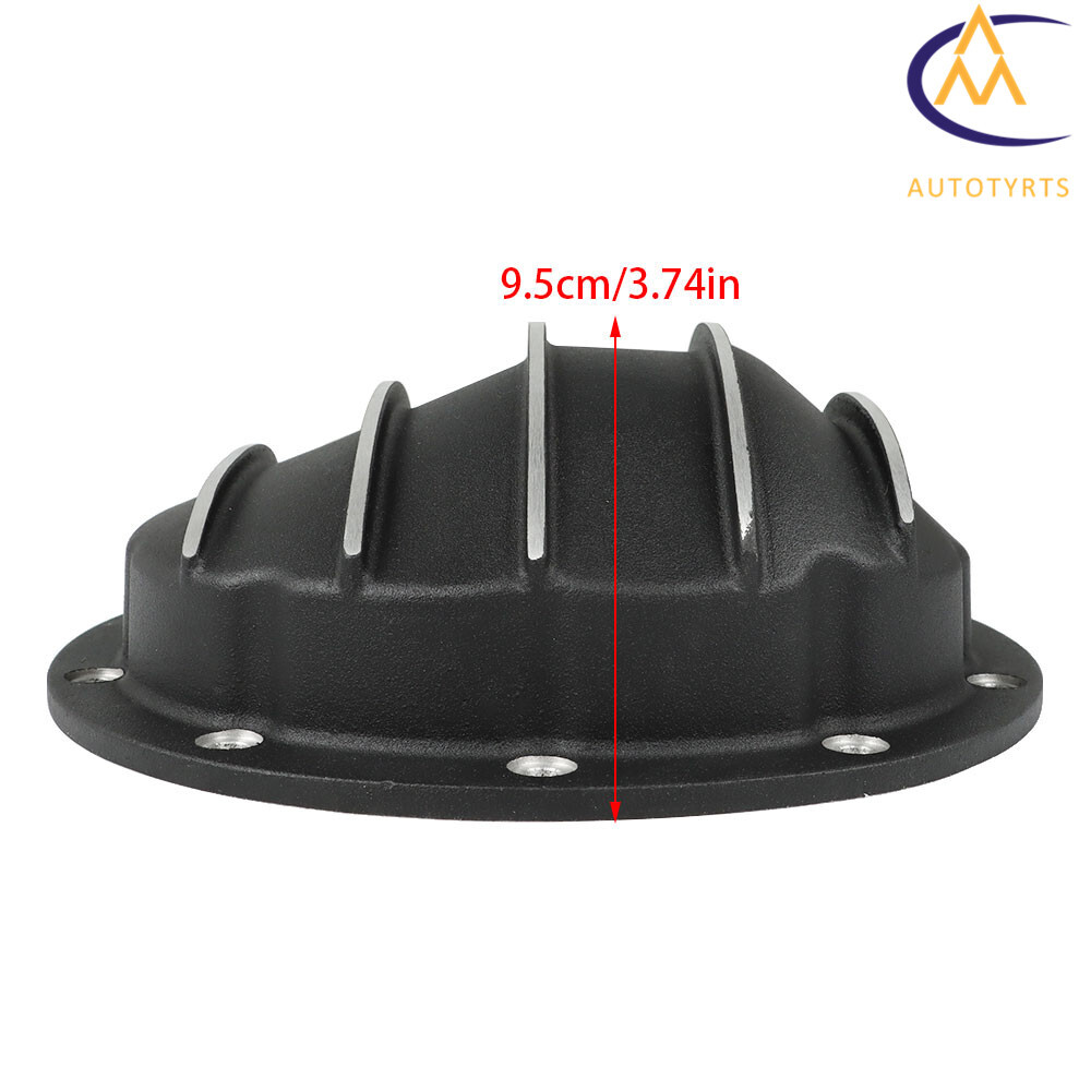 For GM Differential Cover DIff 10 Bolt Cast 8.5" & 8.6" Ring Gear Aluminum Black