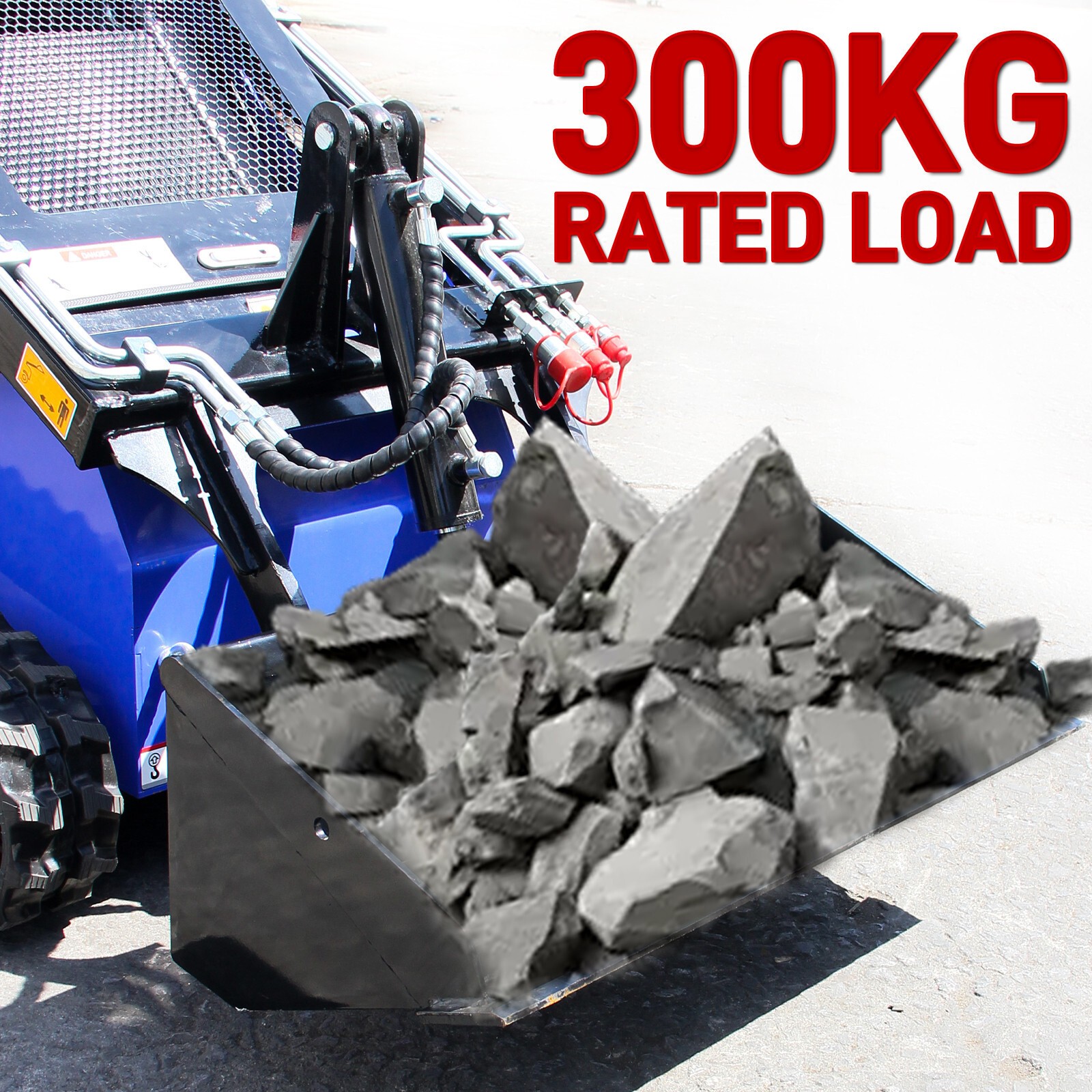 22HP Mini Skid Steer Loader Upgraded 2-Cylinder Gas Engine Free Shipping