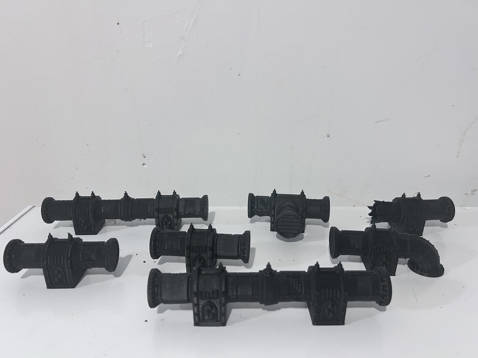 WARHAMMER 40K, NECROMUNDA, SCENERY TERRAIN FACTORY PIPE SYSTEM