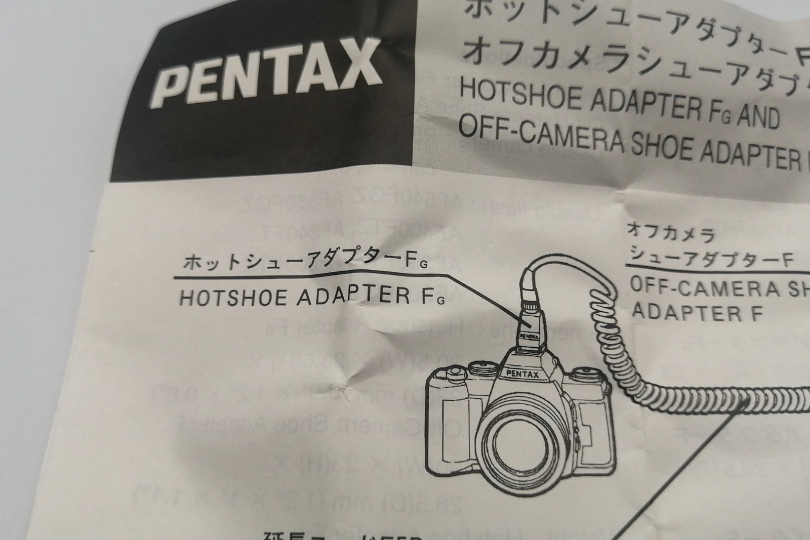 🎦VIDEO👀✨Unused✨ Pentax Hot Shoe Adapter FG From JAPAN