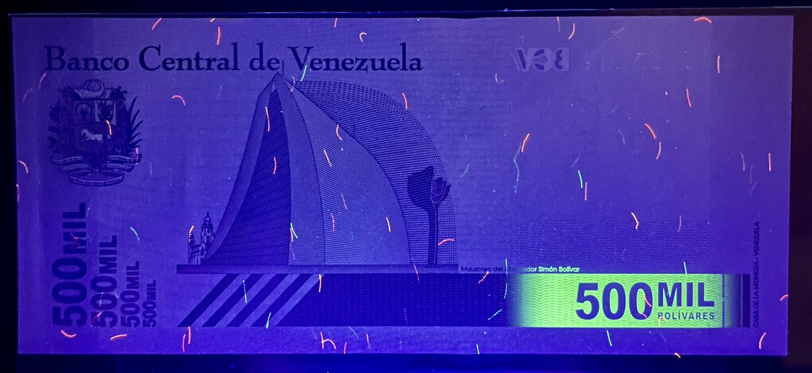 Venezuela 500 Mil Bolivar Soberano 2020 UNC qty 100 Pcs Full Bundle New