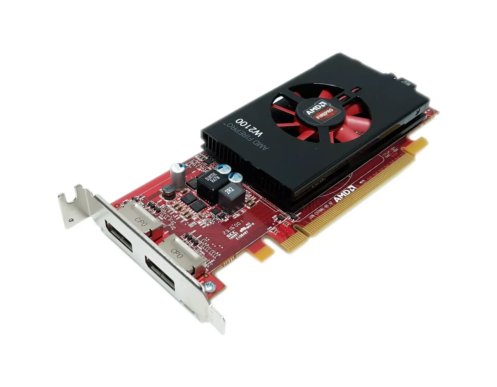 AMD FirePro W2100 2GB GDDR3 Graphics Card Low Profile - 2x DisplayPort