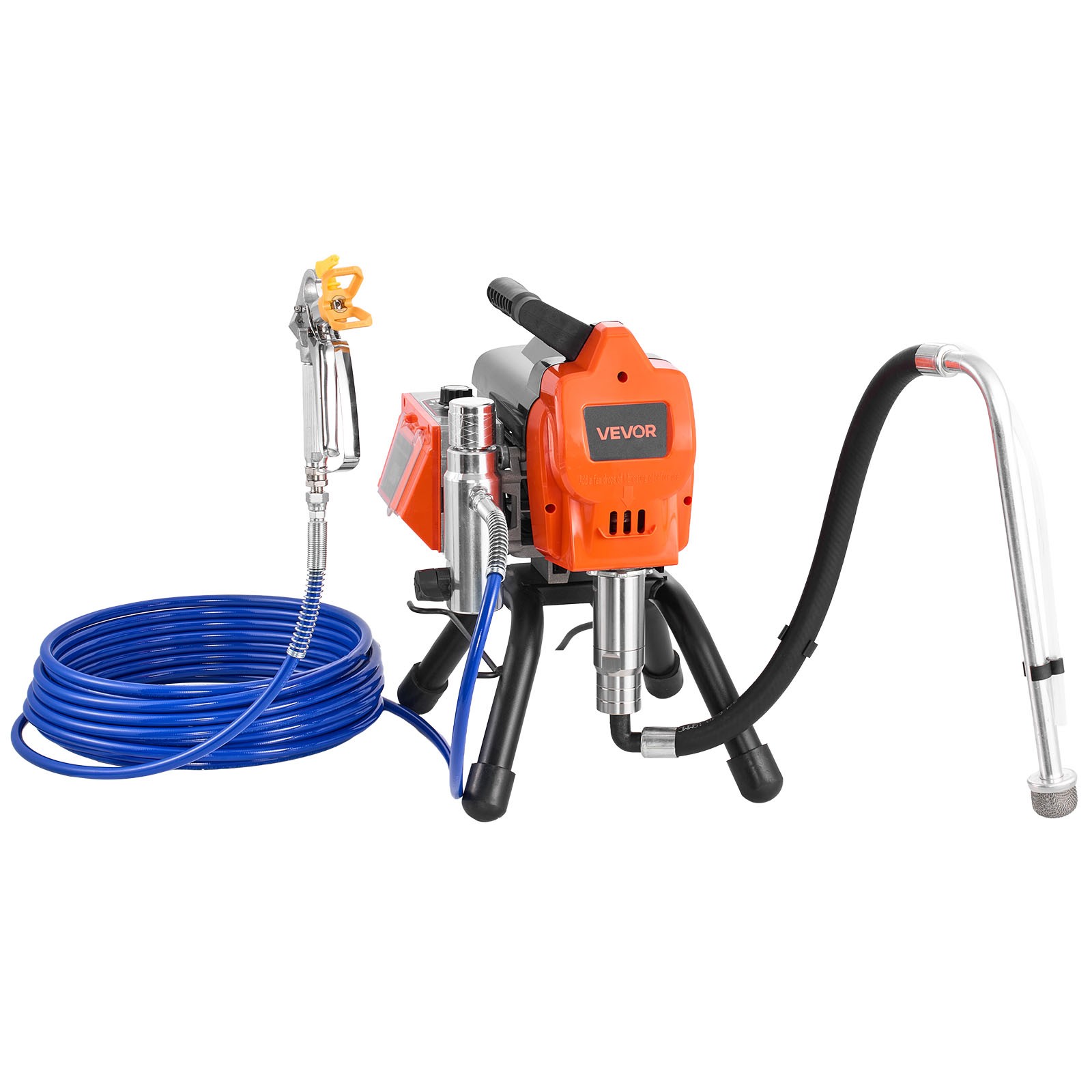 VEVOR Stand Airless Paint Sprayer Airless Sprayer 1500W 3300PSI for Apartments