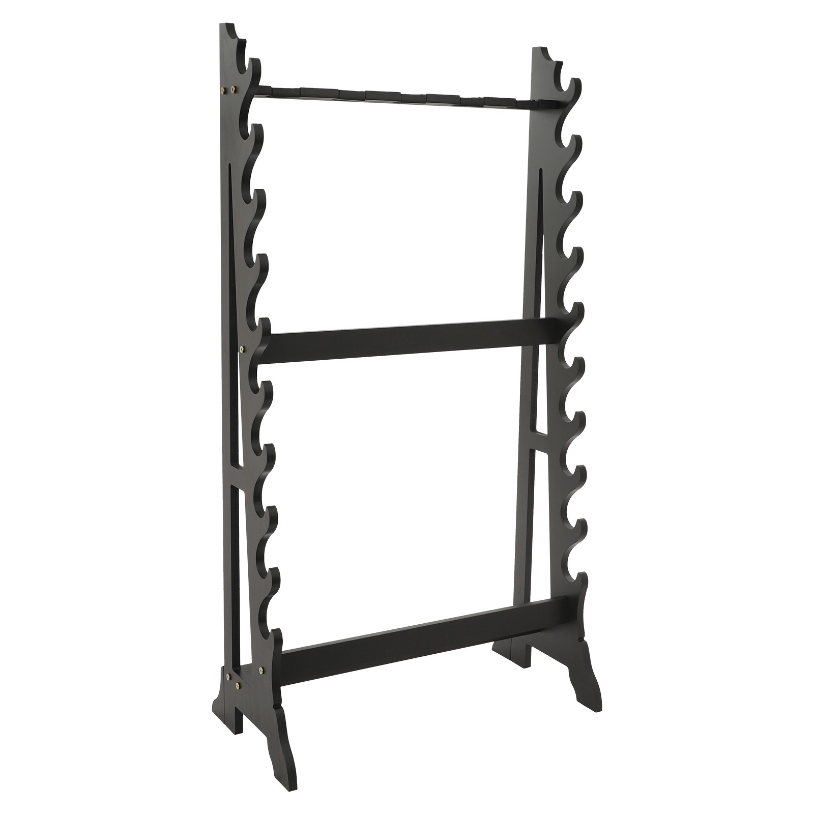 Sword Stand, Vertical Sword Stand Display, 10 Tier, 5 Hole Sword Holder