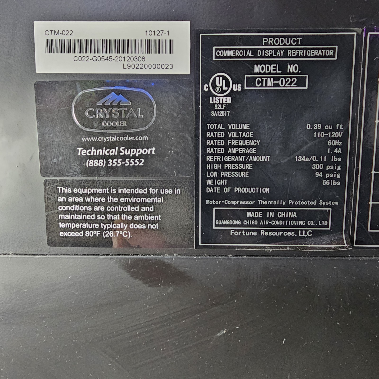 Monster Energy Mini Fridge Desktop Storage Countertop Display 11x11x22 Lit Door