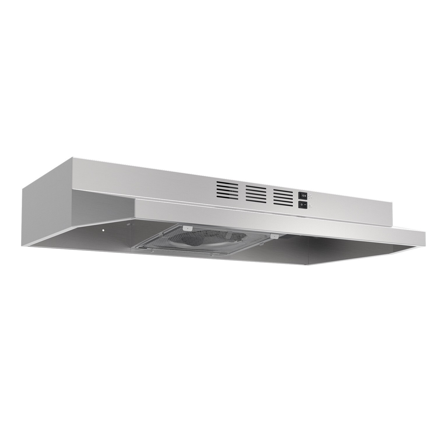 30in Under Cabinet Range Hood 230CFM Ducted/Ductless Kitchen Cook Fan w/LED New
