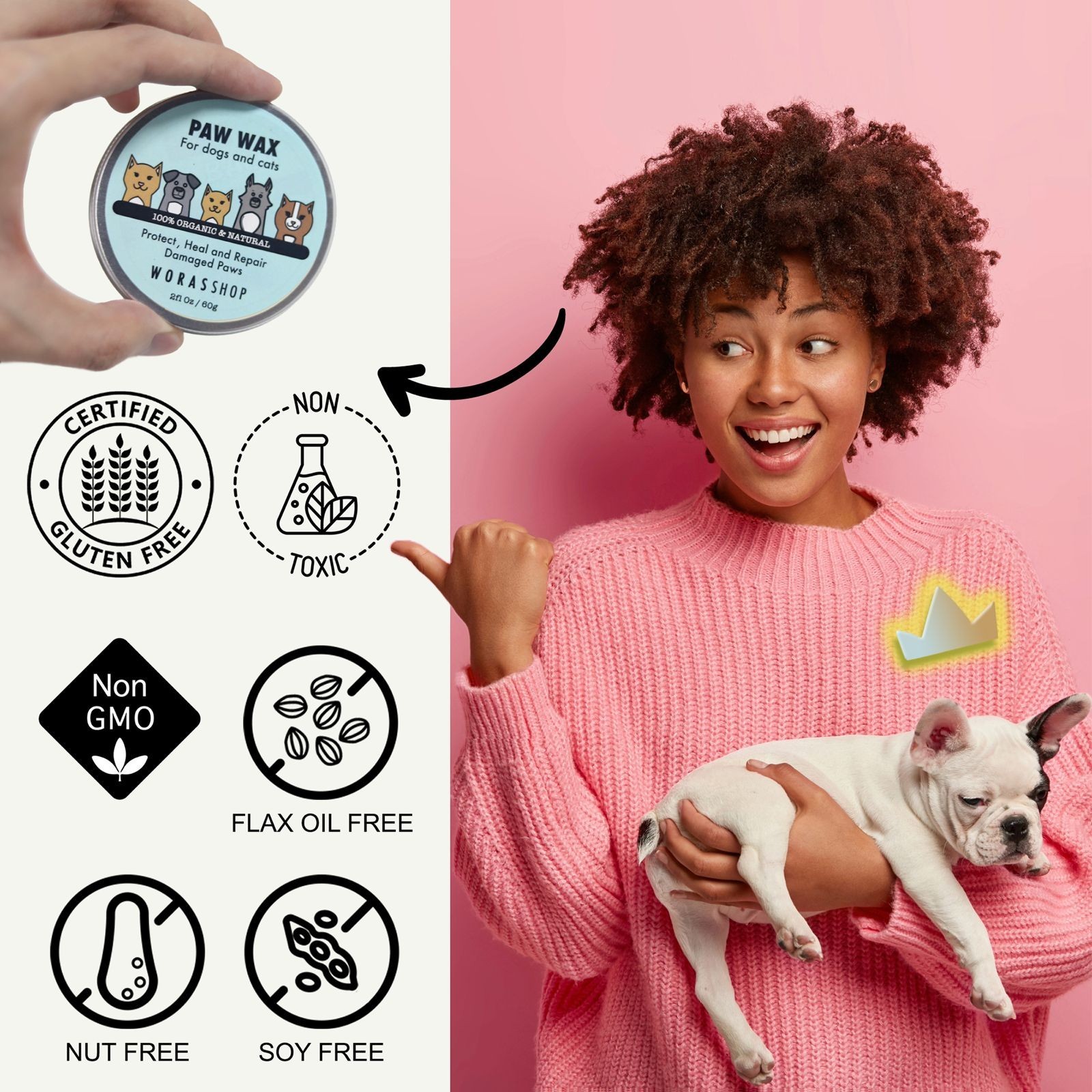 Dog & Cats nails file - Stress-Free Nail Filing. Includes Additional Sandpapers!