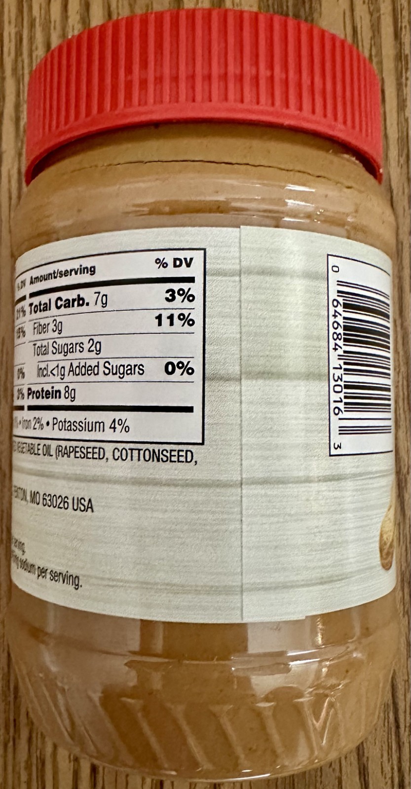 Lot of 3: Nut'N Better Creamy Peanut Butter Low Sugar/Sodium 16oz Jars BB 12/26