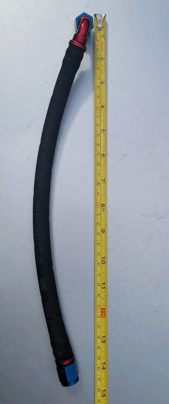 LINE OIL COOLER RETURN HOSE 6AN FITTINGS