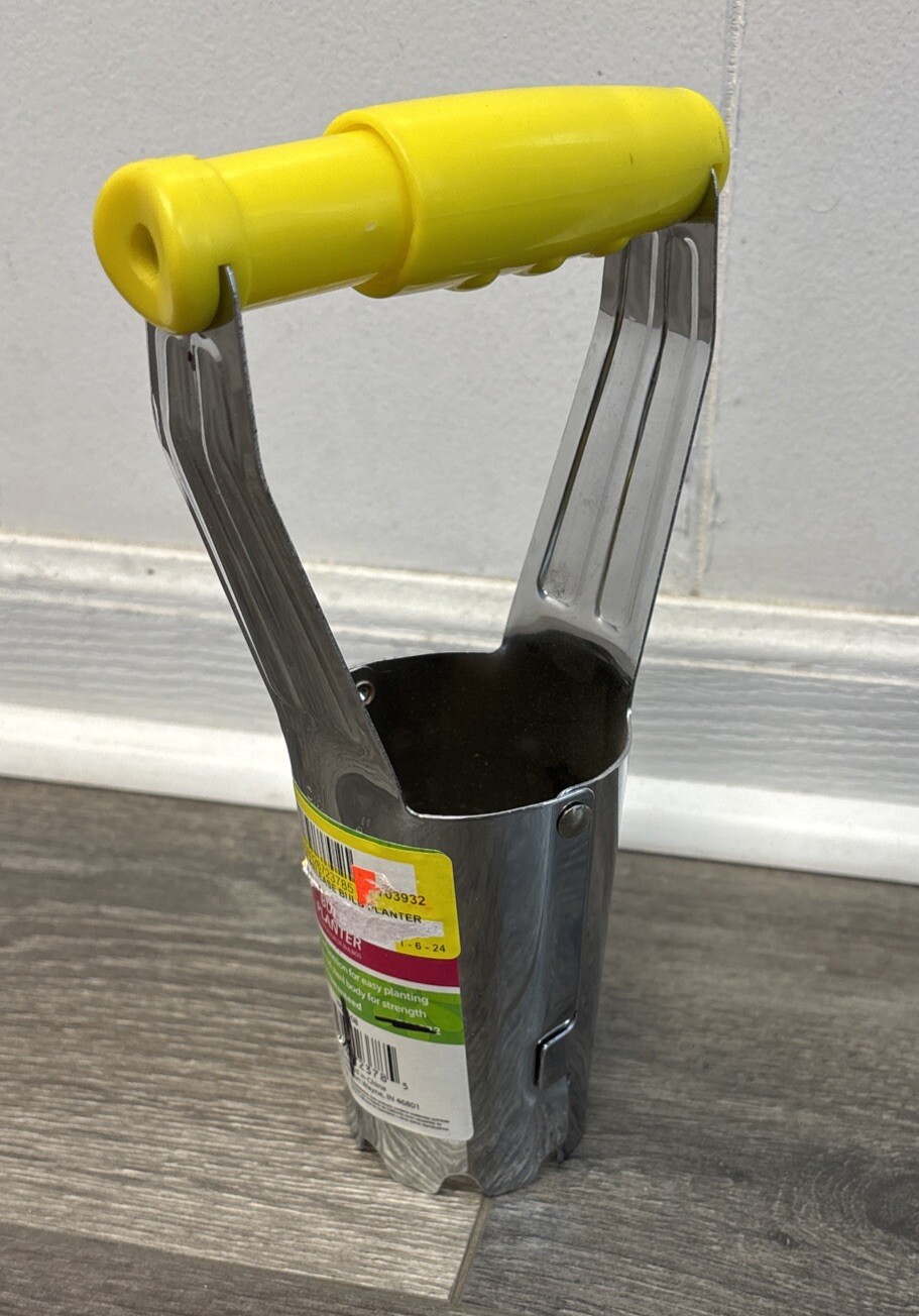 Best Garden 009326723785 Quick Release Bulb Planter, FREE SHIPPING Yellow Handle