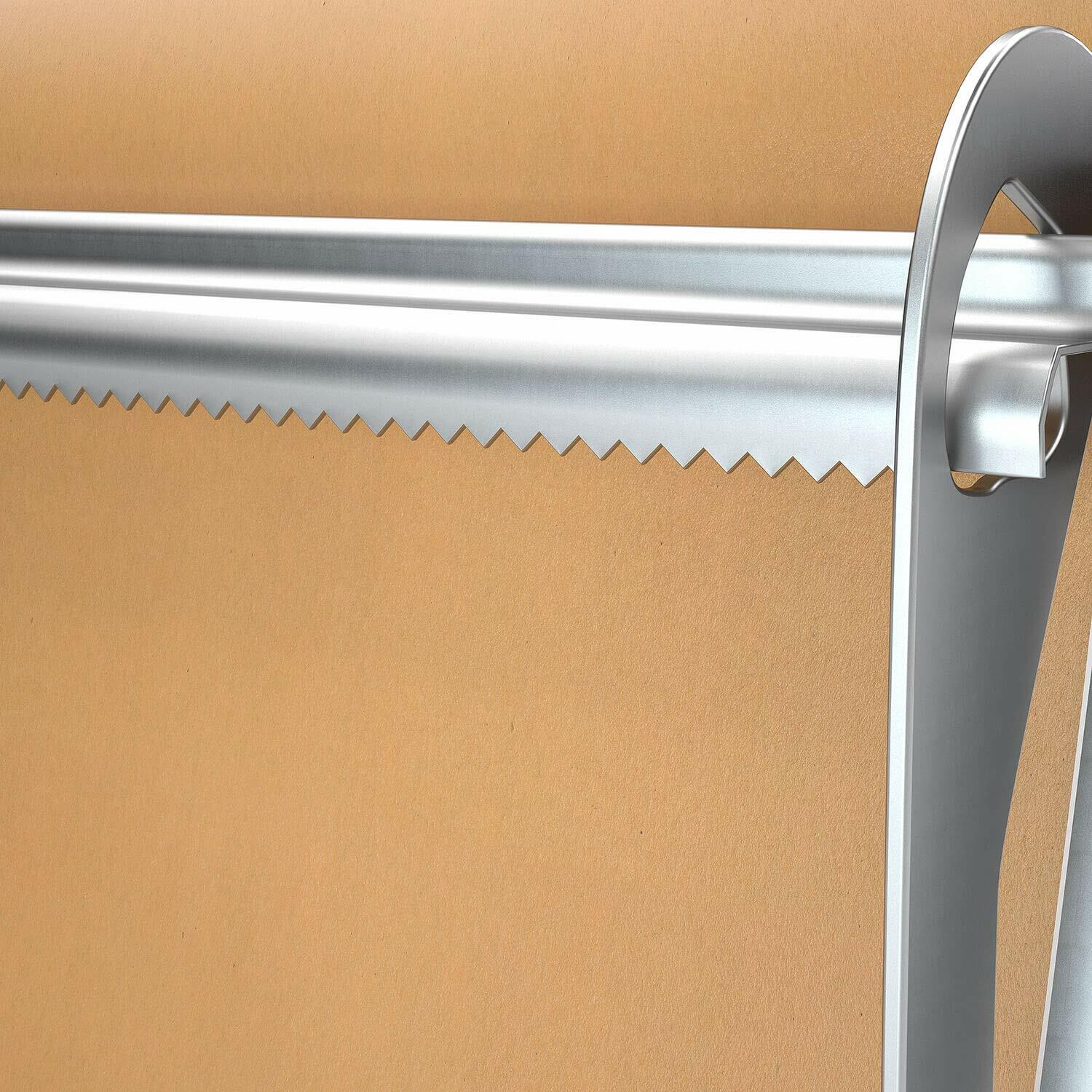 HFS(R) 18” Wall Mounted or Table Top Kraft Paper Roll Holder for Office, Kitchen