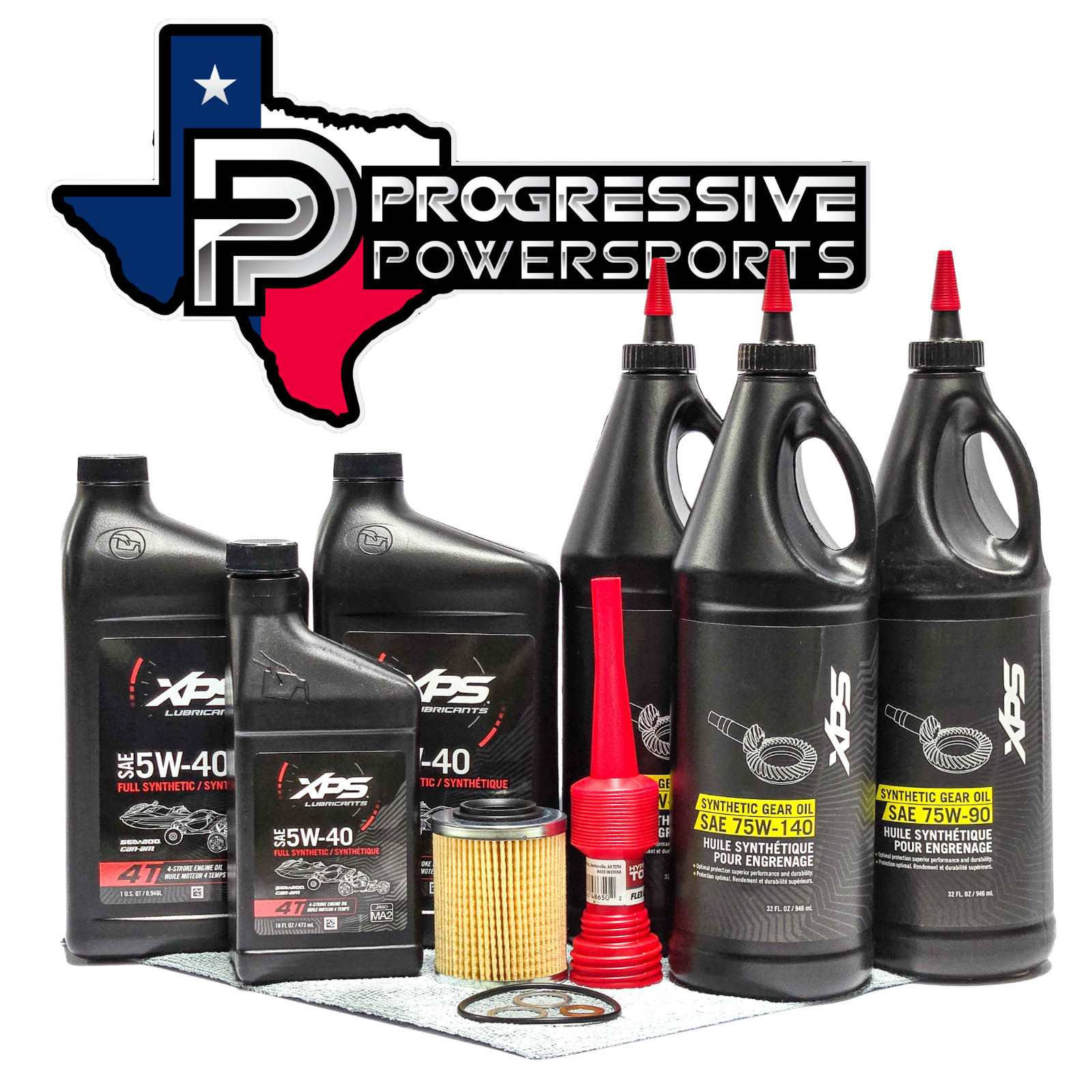 Can-Am Defender HD10 / 9 / 8 Fluid Service (OIL AND GEAR) Change Kit