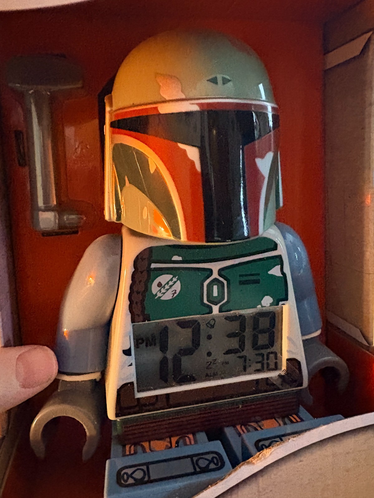 LEGO Star Wars Boba Fett 9” Digital Alarm Clock - NIB