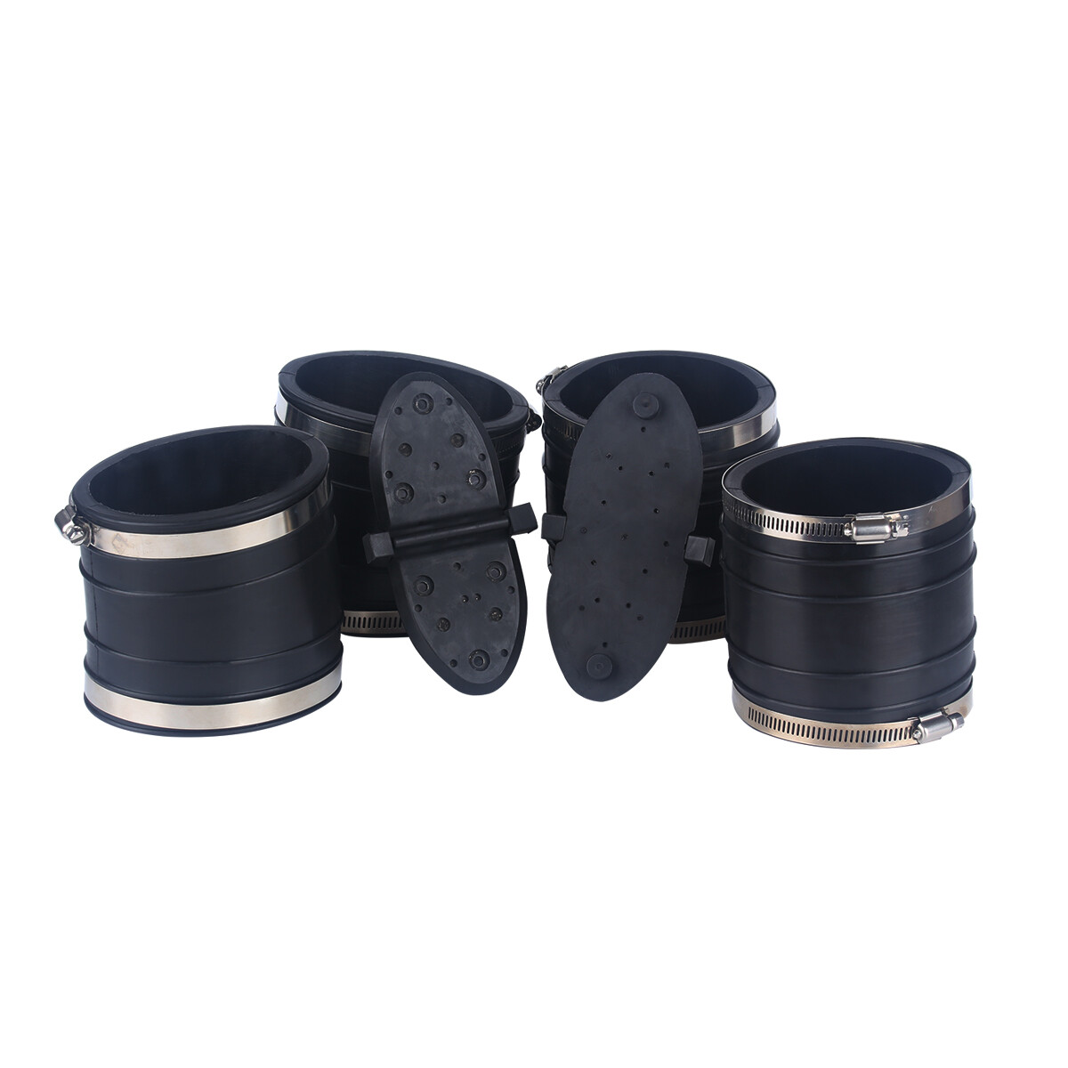 Upper and Lower exhaust Hose tube rubber coupler Bellows Mercruiser 4.3 5.0 5.7L