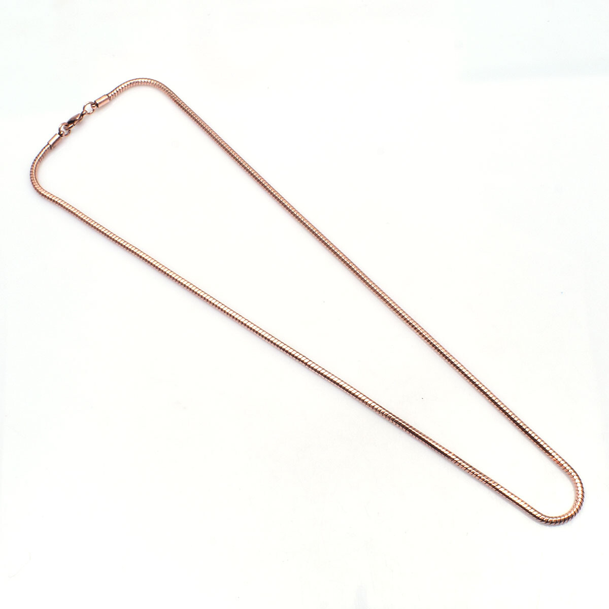 100% Oxidized Pure Copper Snake Chain Designer Link Chain Necklace Jewelry RJ-06