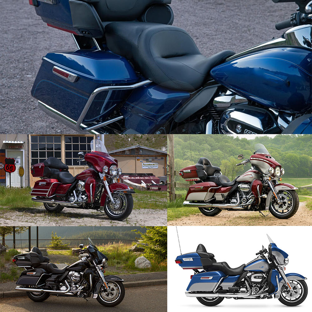 For 97-07 Harley Electra Glide Standard Classic Seat Rider Driver Passenger 2 Up