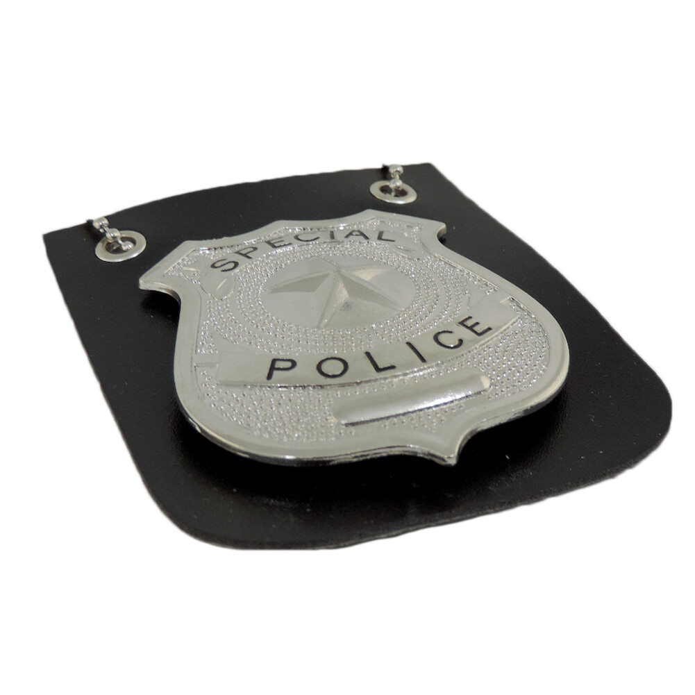 Special Police Cop Detective Badge With Chain