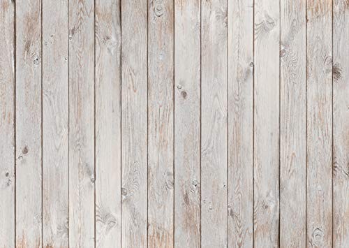 Vinyl Gray Wood Backdrop for Photography Rustic Natural Wooden Floor 7x5ft