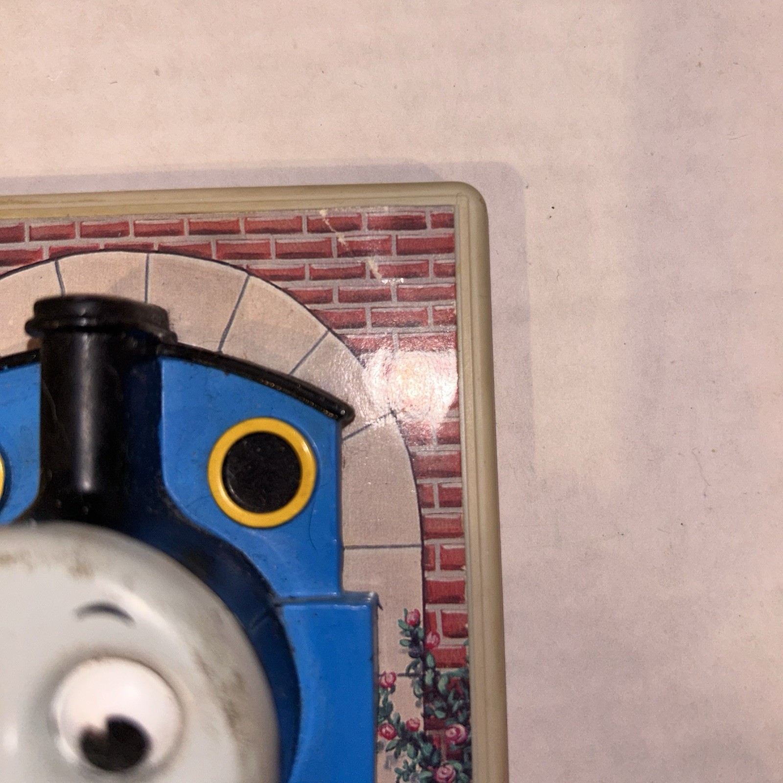 Vintage 1990's Thomas The Tank Engine Train Conductor Light Switch Cover
