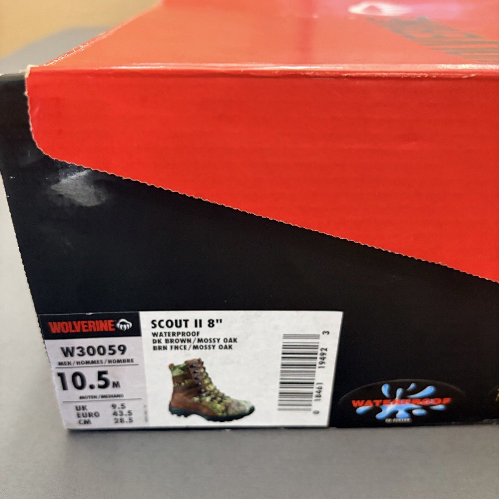 Wolverine Mossy Oak 10.5 Thinsulate Ultra Waterproof Camo Hunting Boots