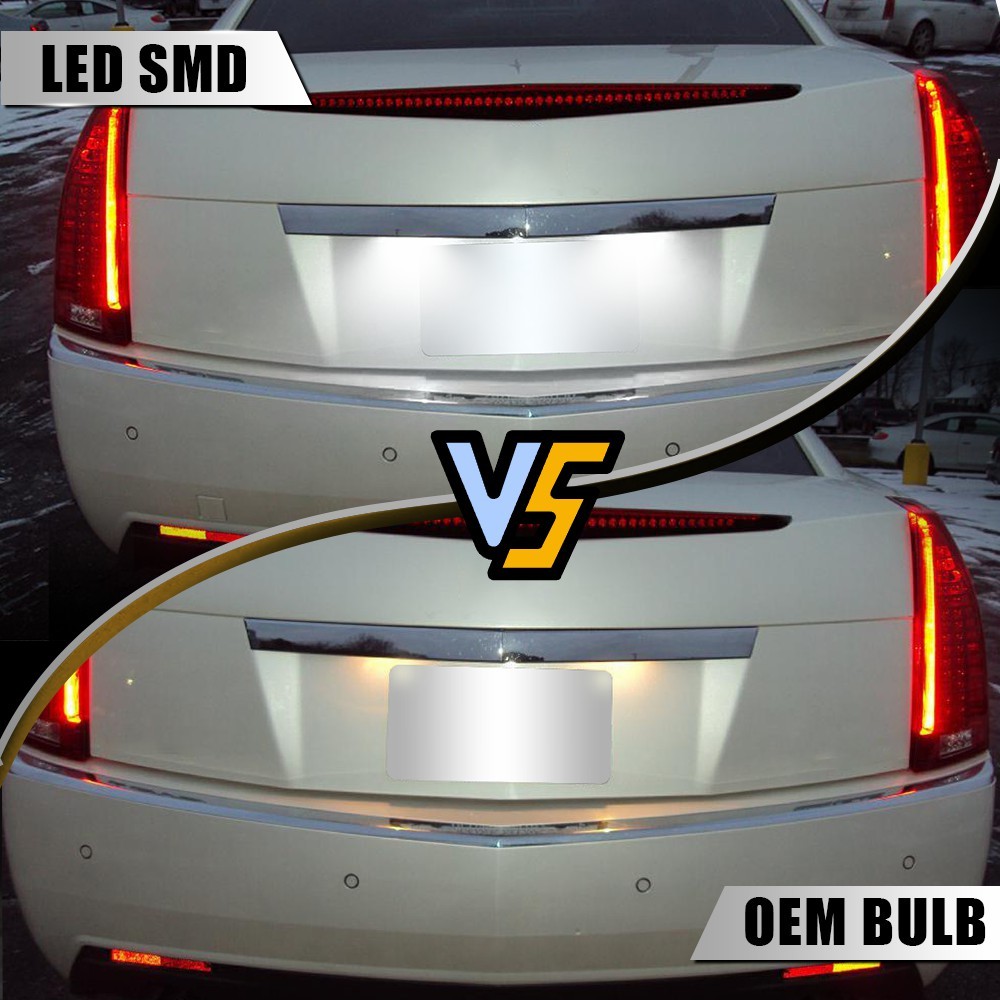 White LED License Plate Light Lamp For Cadillac CTS Sedan 2008 2009 2010 1-10Set