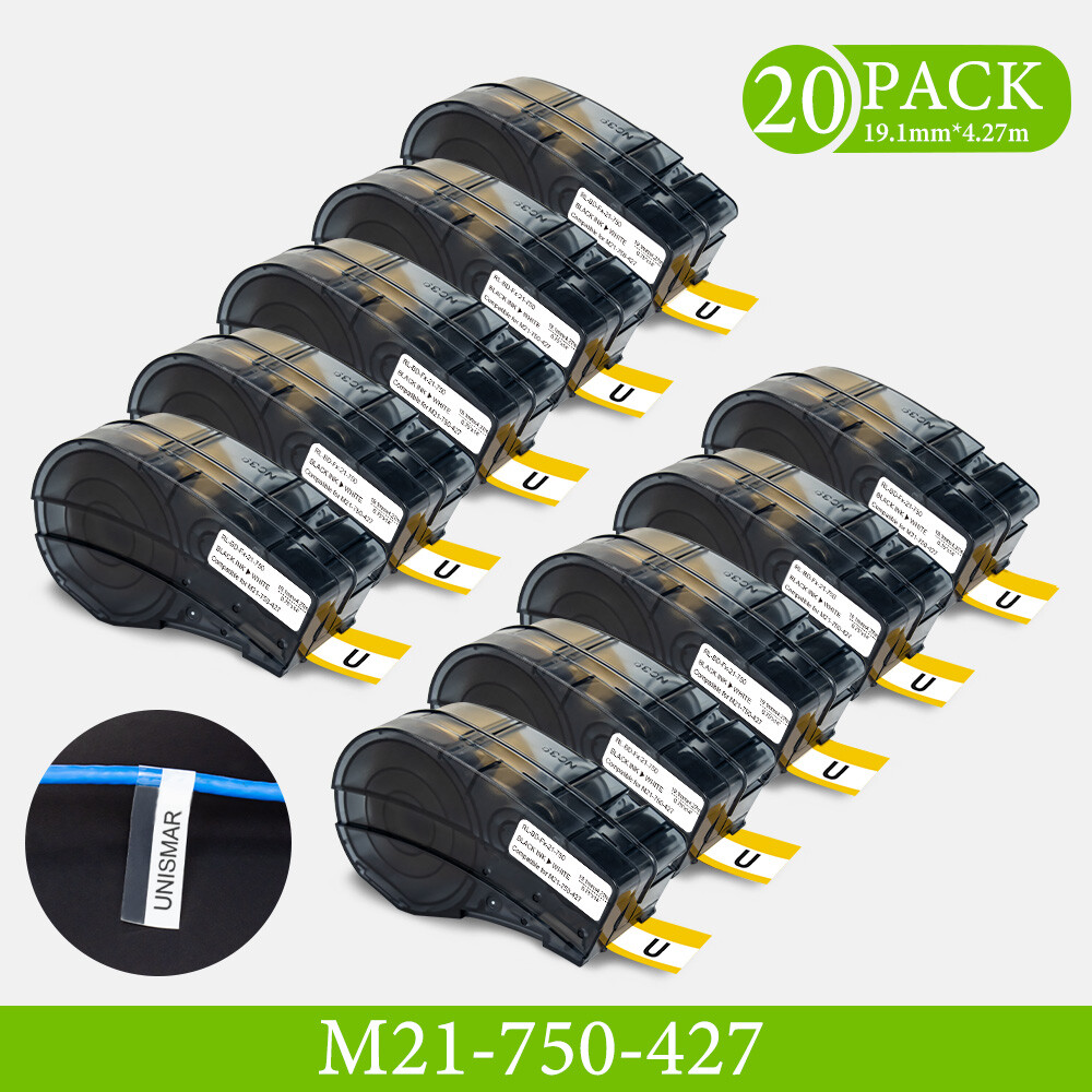 For BMP21-PLUS M21-750-595-WT M21-750-499 M21-750-427 Label Cartridges3/4"