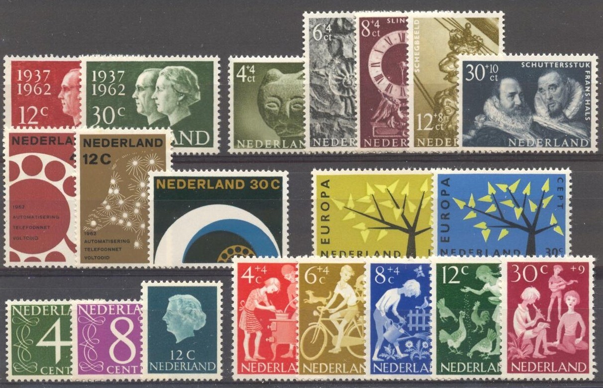 NL - NETHERLANDS 1960-1969 MNH 10 complete year sets