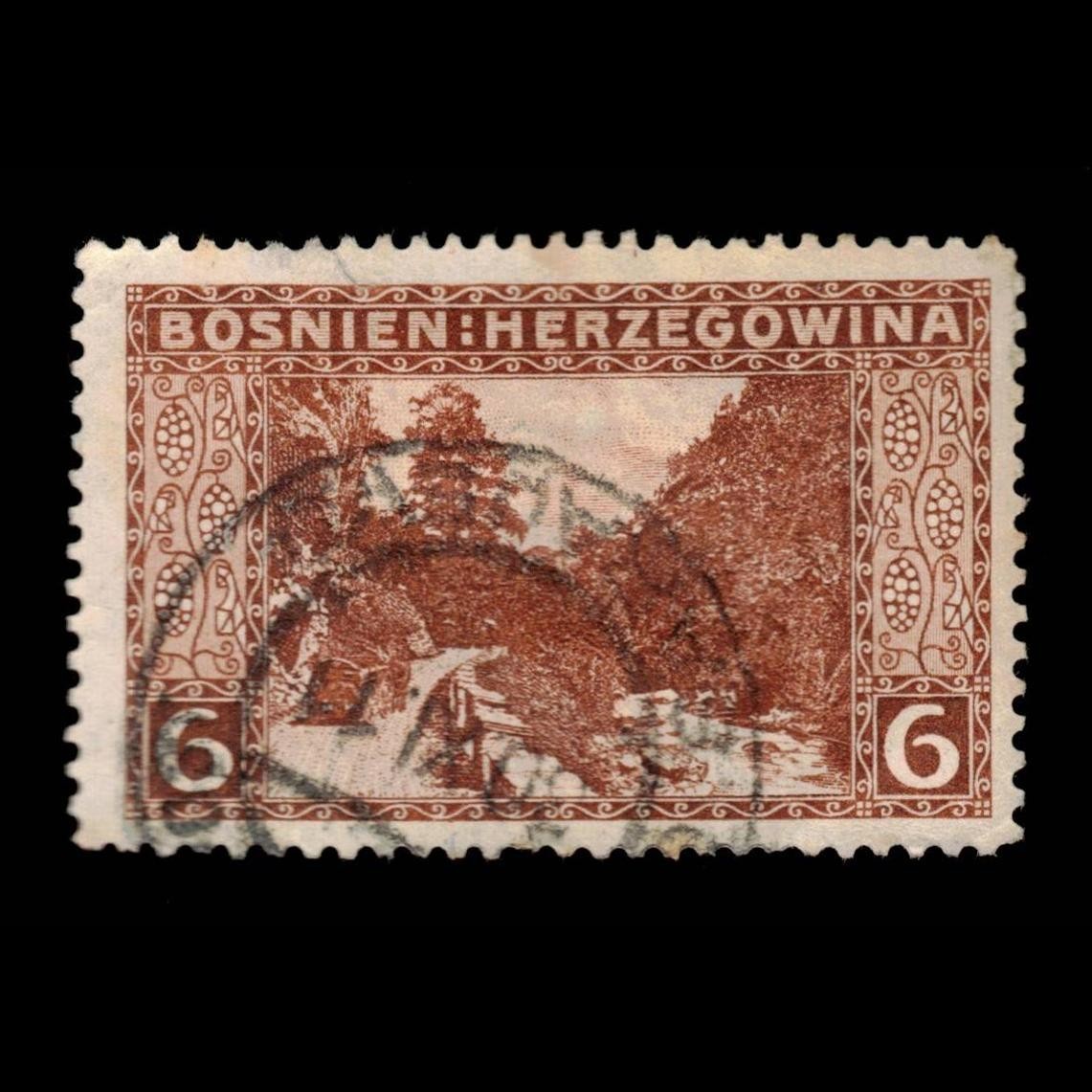 Bosnia & Herzegovina, Scott 34, Rama Valley, 1906, used, 115379