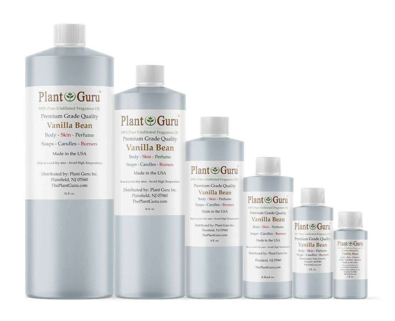 Vanilla Bean Fragrance Oil For Candle, Soap Making, Diffuser and Burners