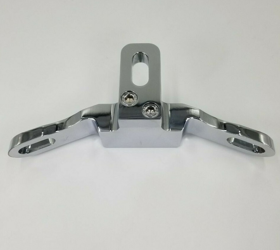 Chrome Top Motor Mount w Coil Holes for Harley FL FX 1948-99 Panhead Shovelhead