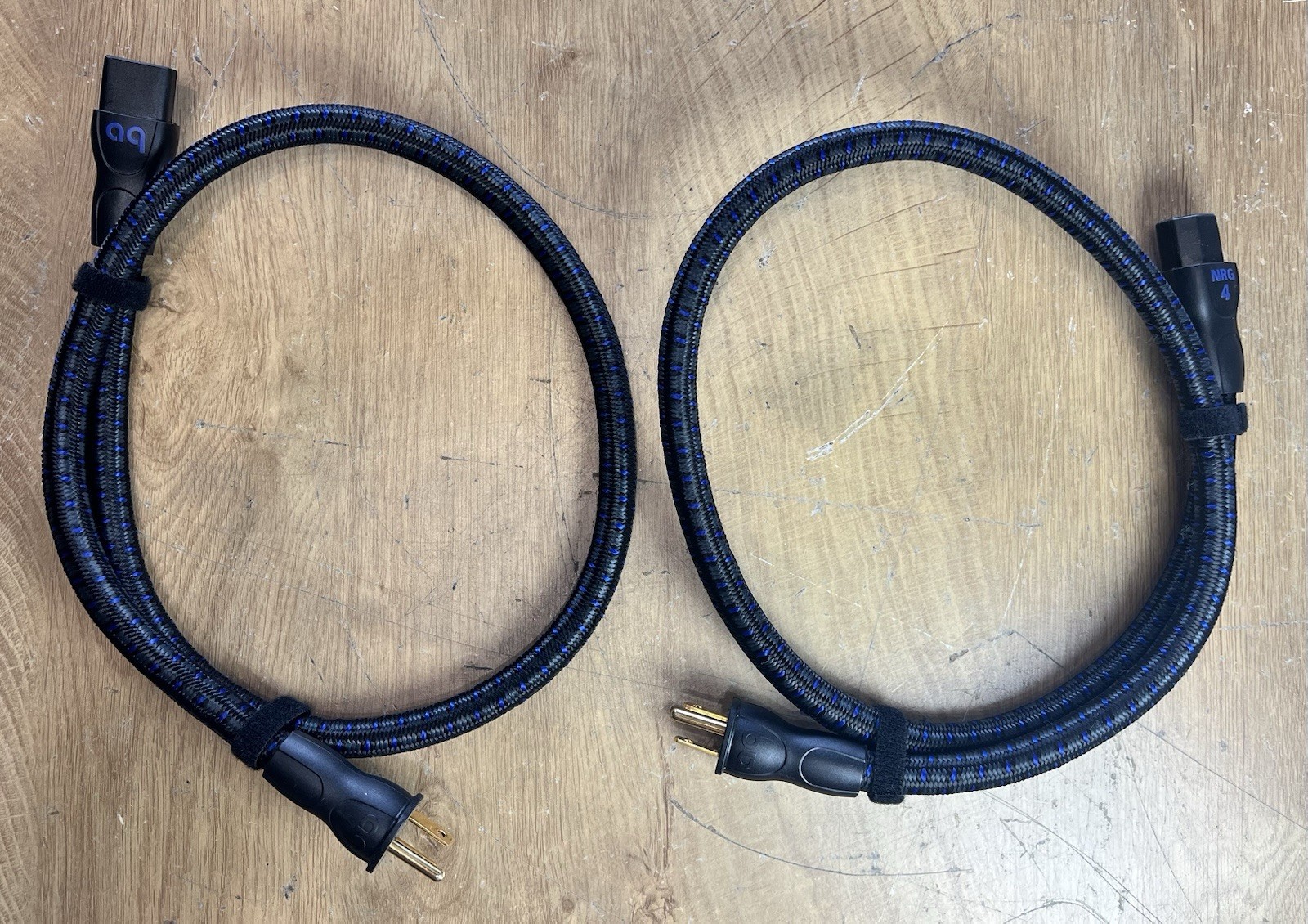 Lot of (2) AudioQuest NRG-4 Power Cables  1M
